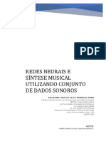 Redes Neurais e Síntese Musical Usando Datasets Sonoros