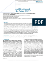 Current Status and Directions of IEEE 80211be The