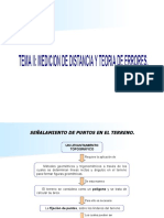 Medición de Distancias y Teoría de Errores