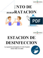 Punto de Hidratacion-Estacion de Desinfeccion