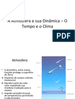 A Atmosfera e Sua Dinamica O Tempo