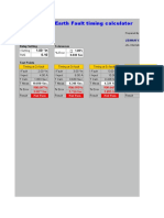 1-Calculator For OC Tripping Time.