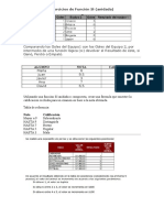 Ejercicios de Funcion Si Anidado