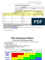 Generic Risk Assessment Form