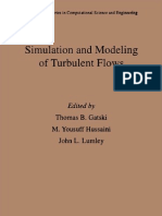 Simulation and Modelimg of Turbulent Flows - Lumley J.L.