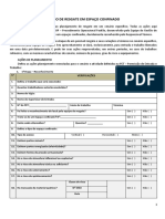 Plano de Resgate em Espaço Confinado