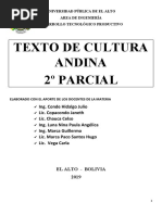 Cultura Andina 2ºparcial 2020