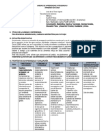 UNIDAD DE APRENDIZAJE INTEGRADA 8 - 4° AeC