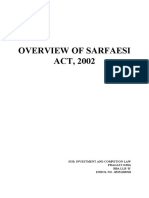 Overview of Sarfaesi Act, 2002