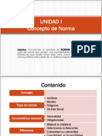 Unidad I Concepto de Norma