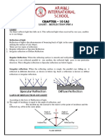 Chapter - 10 (A) Light and Reflection