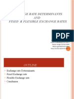 Exchange Rate Determinants AND Fixed & Flexible Exchange Rates