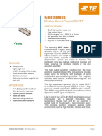 MHR Series: Miniature General Purpose AC LVDT