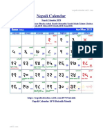 Nepali Calender - 2078