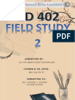 Ed 402 Field Study 2 Module 1