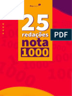 25 Redações Nota 1000-1