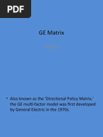 GE Matrix