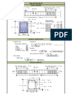 Beam Design: Offset of 50 MM