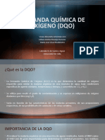 Demanda Química de Oxígeno (Dqo)