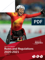 World para Athletics Rules and Regulations 2020-2021