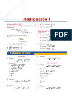 Radicación en Números Naturales y Enteros para Sexto de Primaria 2