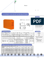 6-GFMH-150 Lead Acid Battery: Technology Data