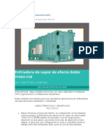 Enfriadora de Vapor de Efecto Doble YHAU-CW