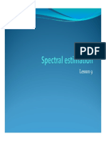 Spectral Estimation