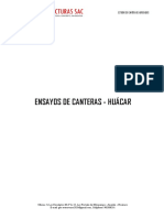 4.3. Ensayos - Cantera Huácar