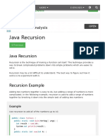 Java Recursion