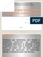 AULA 02 Porque Normalizar Trabalhos Acadêmicos