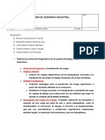 2do Examen - Seguridad Industrial - C