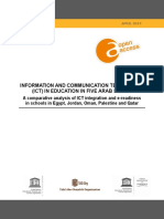 Information and Communication Technology (Ict) in Education in Five Arab States