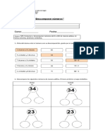 2° Básico Matemática Guía Descomposición de Números