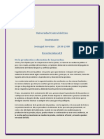 Audiencia de Producción y Discusión de Pruebas (Tarea No. 4) .