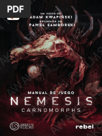 NEMESIS CARNOMORPH RULEBOOK 180x280mm ESP