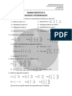 Matrices y Determinantes - Matemática I