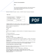 Chemistry Lecture Notes 2 - Electrolysis