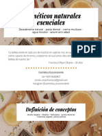 Taller Cosmeticos Naturales Esenciales