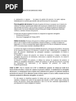 Plan de Gestion Del Proyecto de Edificio de 5 Pisos