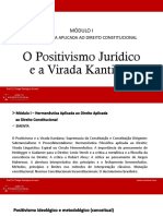 Aula 1 O Positivismo e A Virada Kantiana