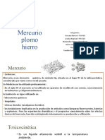 Presentacion Mercurio, Plomo y Hierro