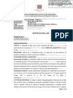 Corte Superior de Justicia de Arequipa Octavo Juzgado de Paz Letrado Familia