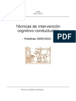 Técnicas de Intervención Cognitivo-Conductuales