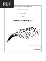 Information Sheet A World of Poetry