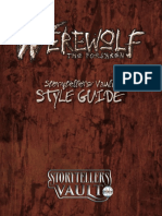 Werewolf The Forsaken Storytellers Vault Style Guide