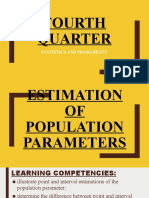 Point Estimate and Interval Estimate