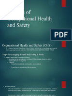 Occupational Health and Safety