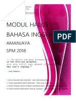 MOdul Halus Bahasa Inggeris Amanjaya SPM 2018