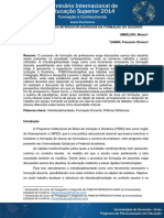 Interdisciplinaridade e Formação Docente